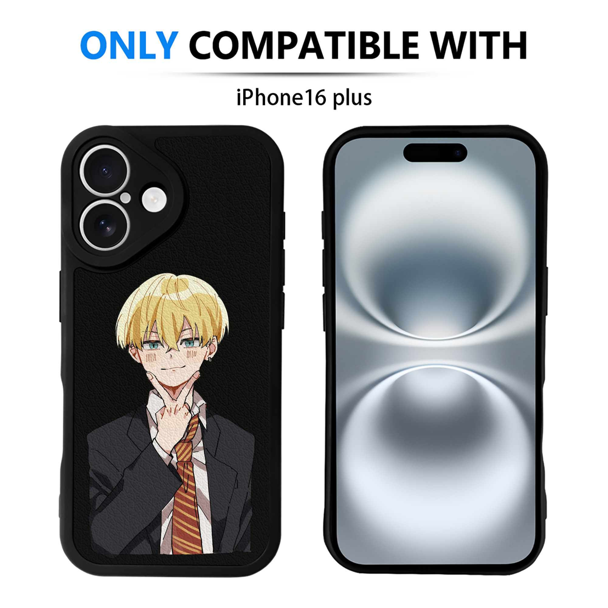 （画像用） 東京リベンジャーズ Tokyo Revengers 【iPhone 16シリーズ対応】シリコンスマホケース（レザー調） 材質：シリコン